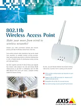 Axis 802.11b Wireless Access Point 0167-002-01 Leaflet