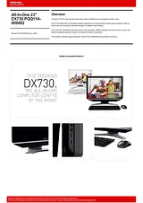 Toshiba DX730 PQQ11A-009002 产品宣传页