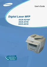 Samsung SCX-4216F Manual Do Utilizador