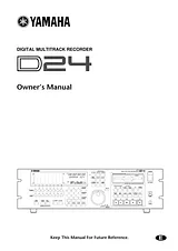 Yamaha D24 Manuel D’Utilisation