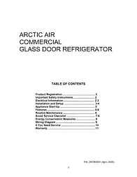 Arctic Air 297283501 用户手册