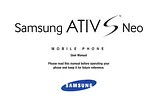 Samsung Ativ S Neo ユーザーズマニュアル