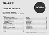 Sharp YO-190 User Manual