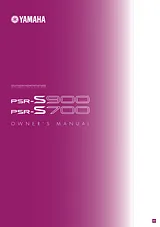 Yamaha PSR-S900 Manual Do Utilizador