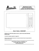 Avanti MO8004MST Manuale Istruttivo