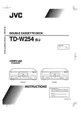 JVC TD-W254 Manuel D’Utilisation