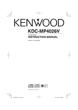 Kenwood KDC-MP4026V Manual Do Utilizador