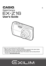 Casio EX-Z16 User Manual