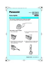 Panasonic KX-THA17 Guía De Operación