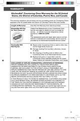 KitchenAid 12" Convection Digital Countertop Oven Warranty Information