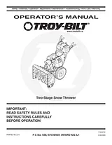 Troy-Bilt 772C0772 Manual Do Utilizador