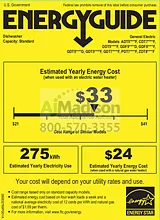 Monogram ZDT870S Energy Guide