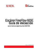 Xerox FreeFlow Scanner 665e Guía Del Usuario