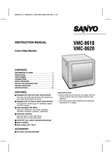 Sanyo VMC-8620 Manuale Utente