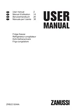 Zanussi ZRB23200XA Manual Do Utilizador