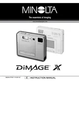 Konica Minolta DiMAGE X Manual Do Utilizador