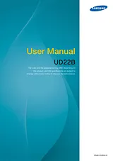 Samsung UD22B Справочник Пользователя