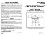George Foreman GGR62 Manuale Proprietario