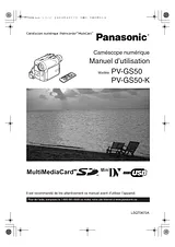 Panasonic PV-GS50-K Mode D’Emploi