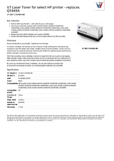 V7 Laser Toner for select HP printer - replaces Q5949A V7-B07-C5949A-BK Prospecto
