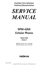 Nokia 5100 服务手册
