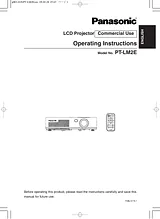 Panasonic PT-LM2E User Manual
