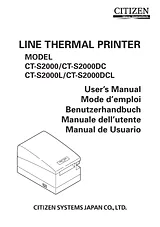 Citizen CT-S2000DC Manual De Usuario
