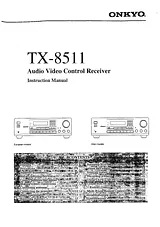 ONKYO TX-8511 Manual Do Utilizador