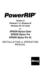 Epson Stylus Pro XL Benutzerhandbuch
