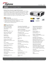 Optoma HD65 Техническая Спецификация