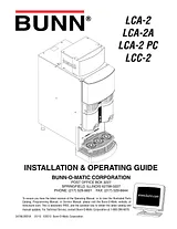 Bunn LCA-2 Manuale Proprietario
