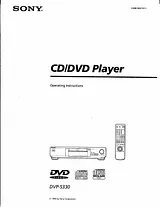 Sony dvp-s330 Справочник Пользователя