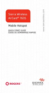 Netgear AirCard 763S (Fido) – Sierra Wireless 4G LTE Mobile Hotspot Guide D’Installation Rapide