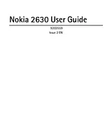 Nokia 2630 002B3L6 ユーザーズマニュアル