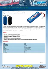 LRP LiPo Hyper Pack 4000 79893 Leaflet