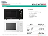 Daewoo KOR7L7EB Specification Guide