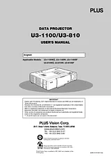 PLUS Vision U3-1100W User Manual