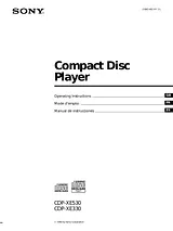 Sony CDP-XE530 ユーザーズマニュアル