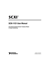 National Instruments SCXI-1121 Manuel D’Utilisation