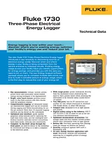 Fluke FLUKE-1730/BASIC Mains-analysis device, Mains analyser 4394641 Data Sheet