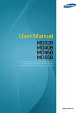 Samsung MD40B ユーザーズマニュアル