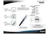 Energizer Penlight 625701 Data Sheet