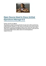 Cisco Cisco Unified Operations Manager 8.0 Lizenzinformationen