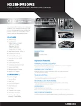 Samsung NX58H9950WS Spezifikationenblatt
