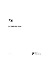 National Instruments PXI NI PXI-8105 Manuale Utente