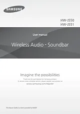 Samsung HW-J550 사용자 설명서