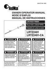 RedMax LRTZ2401-CA Справочник Пользователя