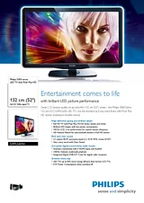 Philips LED TV 52PFL5605H 52PFL5605H/05 Folheto
