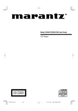 Marantz CD5001 Справочник Пользователя