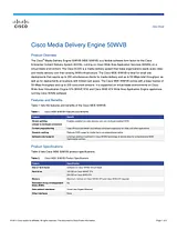Cisco Cisco Media Delivery Engine 50WVB Data Sheet